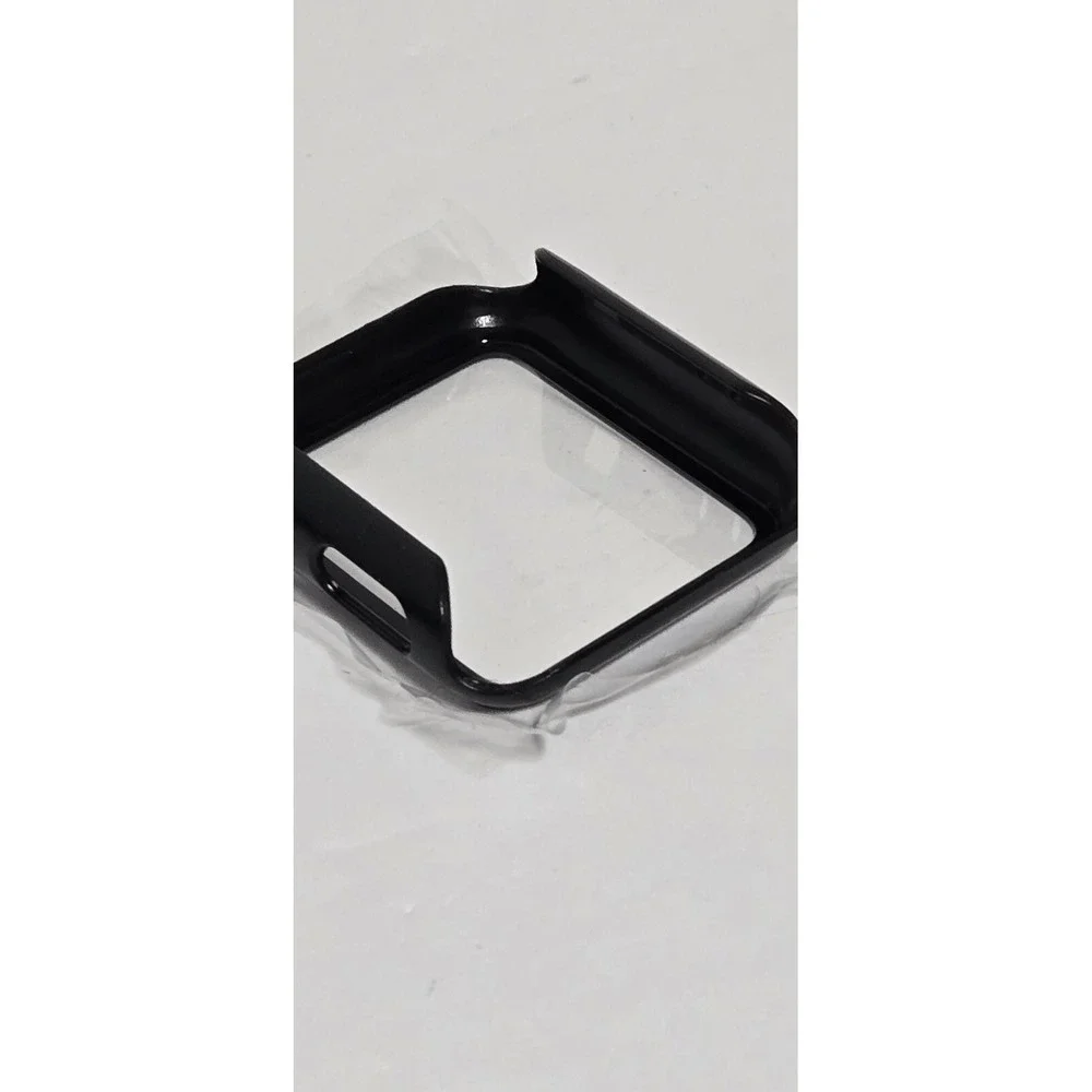 NEW PZOZ Case for Apple Watch Series 2/3 42mm Black‎ w/ Screen Protector